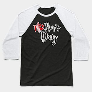 Happy Mothers day Typography Baseball T-Shirt